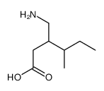 3-(aminomethyl)-4-methylhexanoic acid Structure