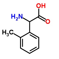 Amino(2-methylphenyl)acetic acid structure