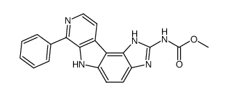 Carbamic acid,(1,6-dihydro-7-phenylpyrido[4,3:4,5]pyrrolo[3,2-e]benzimidazol-2-yl)-,methyl ester (9CI) Structure