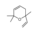 2-ethenyl-2,6,6-trimethyl-3H-pyran Structure