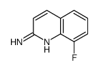 8-氟喹啉-2-胺结构式