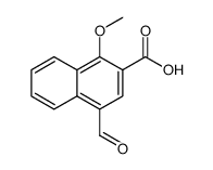 4-formyl-1-methoxy-2-naphthoic acid Structure