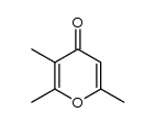 2,3,6-trimethyl-4H-pyran-4-one Structure