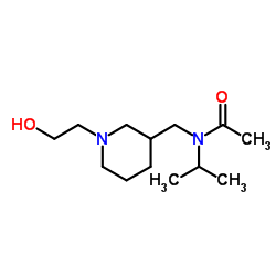 N-{[1-(2-Hydroxyethyl)-3-piperidinyl]methyl}-N-isopropylacetamide Structure