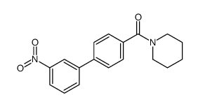 (3-硝基-[1,1-联苯]-4-基)(哌啶-1-基)甲酮图片