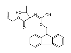 (2S,3R)-2-((((9H-芴-9-基)甲氧基)羰基)氨基)-3-羟基丁酸烯丙基酯结构式