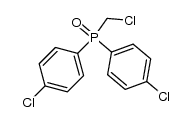 Bis-(p-chlorphenyl)-chlormethylphosphinoxid结构式