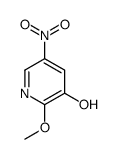 2-methoxy-5-nitropyridin-3-ol结构式
