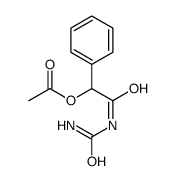 Acetic acid α-allophanoylbenzyl ester结构式