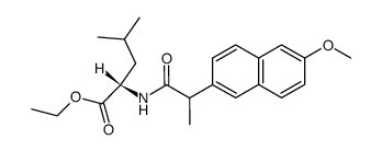 naproxen-leucine ethyl ester Structure