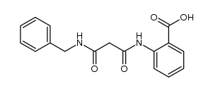 2-carboxymalonanilic acid benzylamide Structure