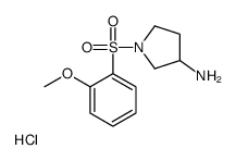 1-(2-methoxyphenyl)sulfonylpyrrolidin-3-amine,hydrochloride picture