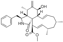 18-dehydroxycytochalasin H结构式