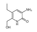 3-amino-5-ethyl-6-hydroxymethylpyridin-2(1H)-one结构式