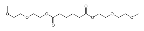 bis[2-(2-methoxyethoxy)ethyl] hexanedioate Structure