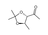D-threo-2-Pentulose, 1,5-dideoxy-3,4-O-(1-methylethylidene)- (9CI) Structure
