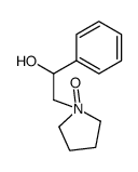 N-(2-hydroxy-2-phenylethyl)pyrrolidine N-oxide结构式