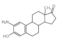Estra-1,3,5(10)-trien-17-one,2-amino-3-hydroxy- Structure