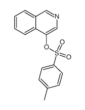 toluene-4-sulfonic acid-[4]isoquinolyl ester结构式