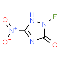 3H-1,2,4-Triazol-3-one,2-fluoro-2,4-dihydro-5-nitro-(9CI) structure