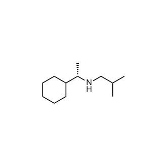 (S)-N-(1-Cyclohexylethyl)-2-methylpropan-1-amine Structure