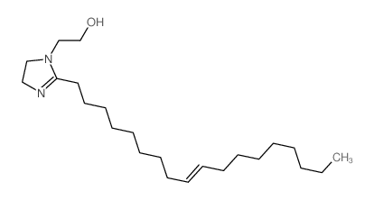 1H-Imidazole-1-ethanol,4,5-dihydro-2-(9Z)-9-octadecen-1-yl-结构式
