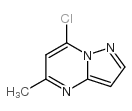 7-氯-5-甲基吡唑并[1,5-a]嘧啶结构式