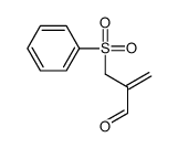 2-(benzenesulfonylmethyl)prop-2-enal Structure