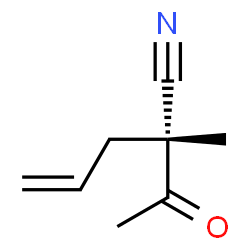 4-Pentenenitrile, 2-acetyl-2-methyl-, (R)- (9CI) picture