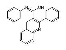 N,2-diphenyl-1,8-naphthyridine-3-carboxamide结构式