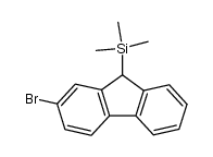 (2-bromo-fluoren-9-yl)-trimethyl-silane Structure