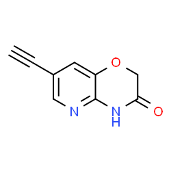 7-乙炔基-2H-吡啶并[3,2-B][1,4]噁嗪-3(4H)-酮结构式