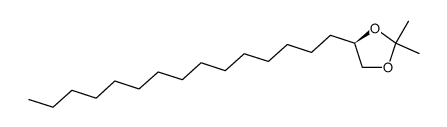 (R)-2,2-dimethyl-4-pentadecyl-1,3-dioxolane Structure