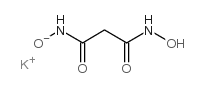 Propanediamide,N1,N3-dihydroxy-, potassium salt (1:1) Structure