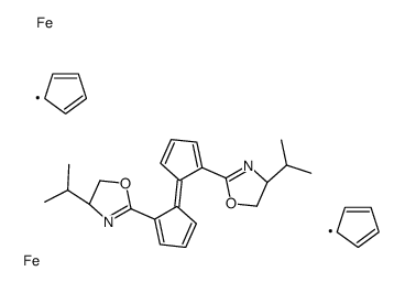 (S,S'')-2,2''-Bis[(S)-4-isopropyloxazolin-2-yl]-1,1''-biferrocene Structure