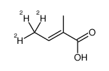 Tiglic Acid-d3结构式