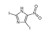 2,4-diiodo-5-(4)-nitroimidazole Structure