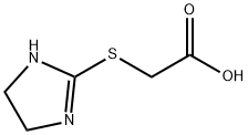 (4,5-Dihydro-1H-imidazol-2-ylsulfanyl)acetic acid Structure