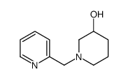 1-(2-吡啶基甲基)-3-哌啶醇结构式