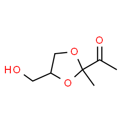 Ethanone, 1-[4-(hydroxymethyl)-2-methyl-1,3-dioxolan-2-yl]- (9CI) structure