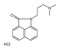 Benz(cd)indol-2(1H)-one, 1-(3-(dimethylamino)propyl)-, monohydrochlori de结构式