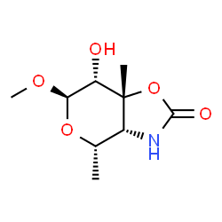 4H-Pyrano[3,4-d]oxazol-2(3H)-one,tetrahydro-7-hydroxy-6-methoxy-4,7a-结构式