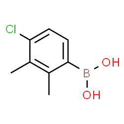 4-Chloro-2,3-dimethylphenylboronic acid结构式