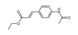 ethyl 3-(4-acetylaminophenyl)-2-propenoate Structure