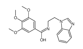 N-[2-(1H-Benzimidazol-1-yl)ethyl]-3,4,5-trimethoxybenzamide Structure
