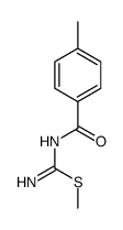 methyl N'-(4-methylbenzoyl)carbamimidothioate Structure