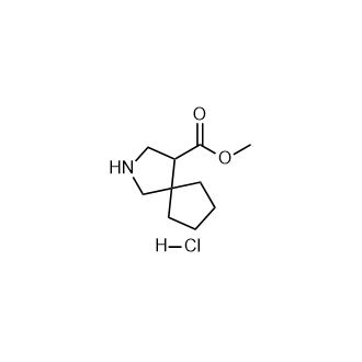 Methyl2-azaspiro[4.4]nonane-4-carboxylatehydrochloride Structure
