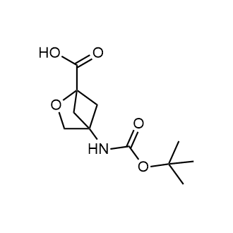 4-(Tert-butoxycarbonylamino)-2-oxabicyclo[2.1.1]hexane-1-carboxylicacid structure