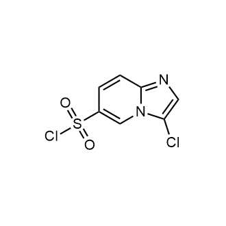 3-Chloroimidazo[1,2-a]pyridine-6-sulfonylchloride structure