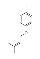 1-methyl-4-(3-methylbut-2-enoxy)benzene结构式